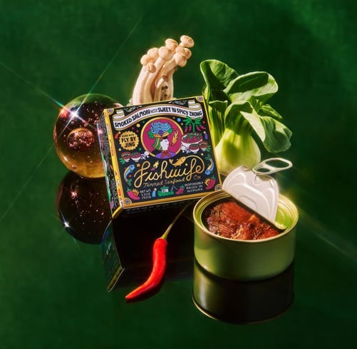 fishwife smoked salmon and Fly By Jing Zhong sauce collab