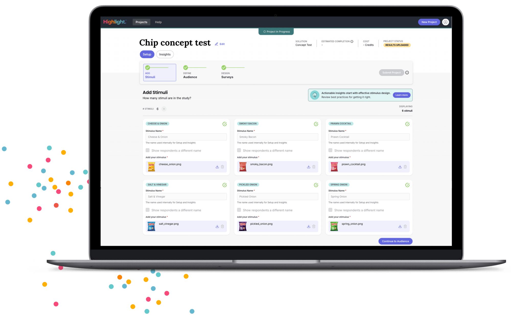 Concept testing new brand