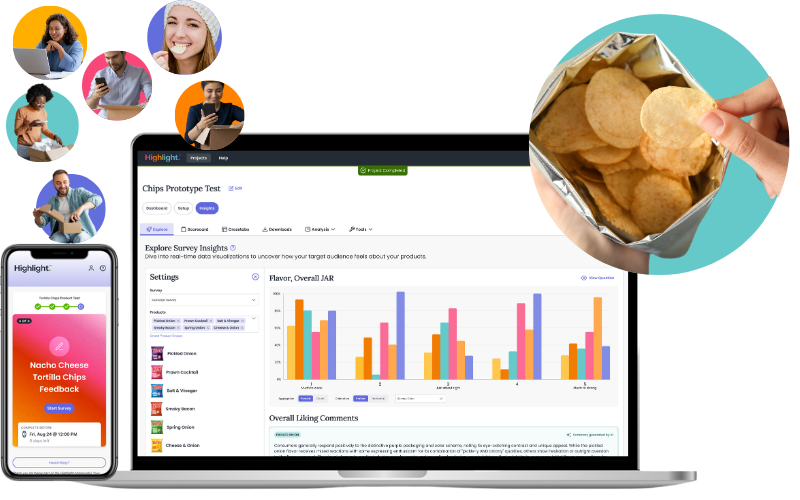 Food & bev taste testing with consumers Food & bev taste testing with consumers