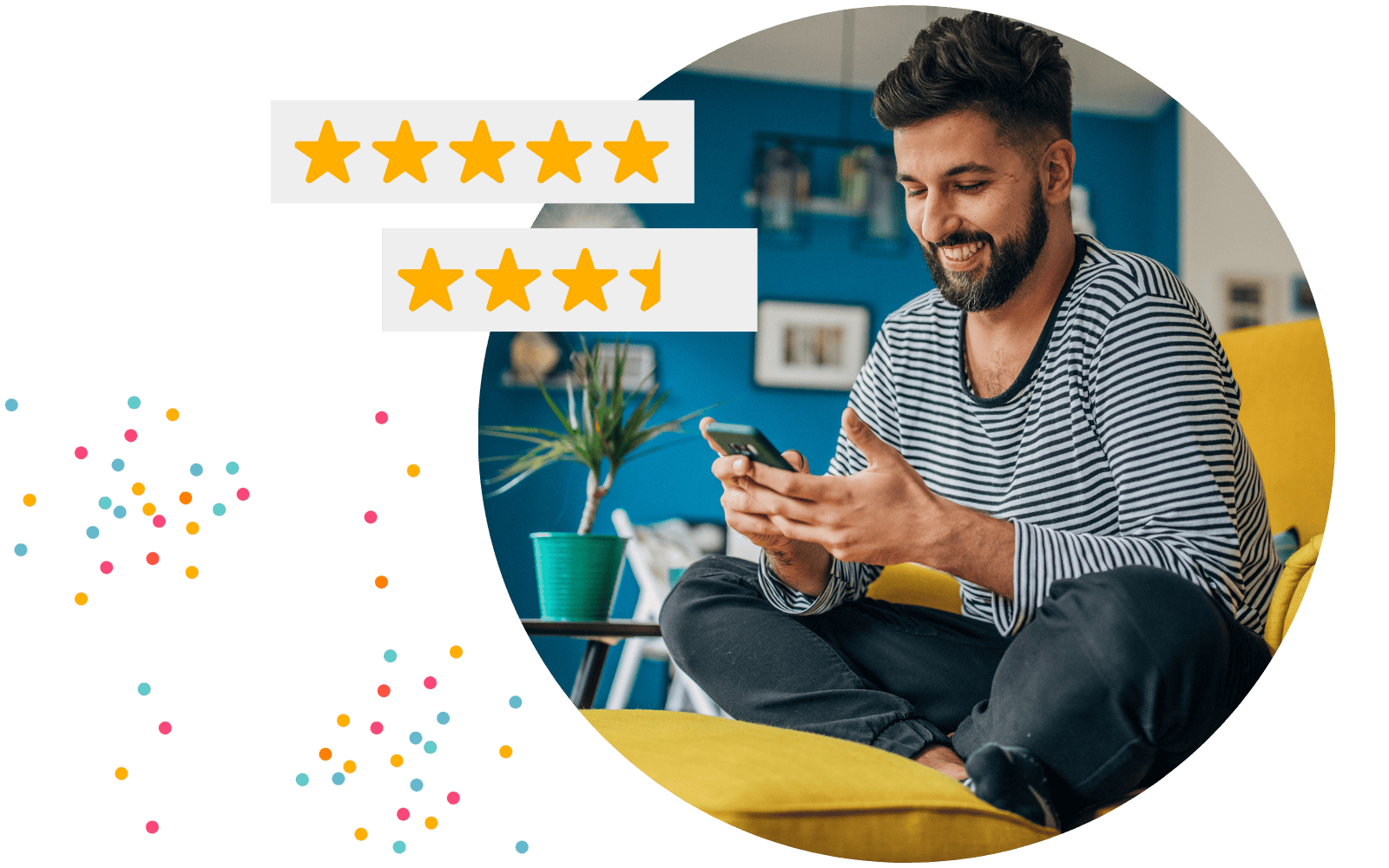 Hero image - ratings and reviews