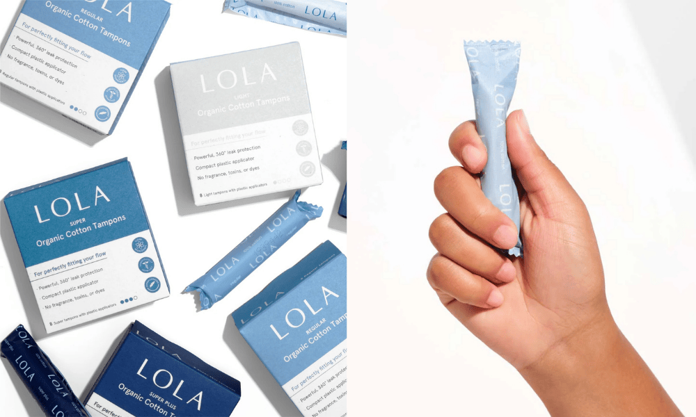 LOLA tampon packaging LOLA tampon packaging
