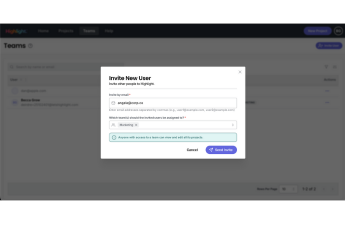 Add new users to your team